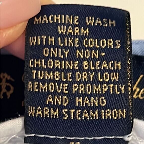 Brooks Brothers Light Blue 100% Cotton Front Back Pockets Women's Shorts Size 6 - Picture 11 of 13